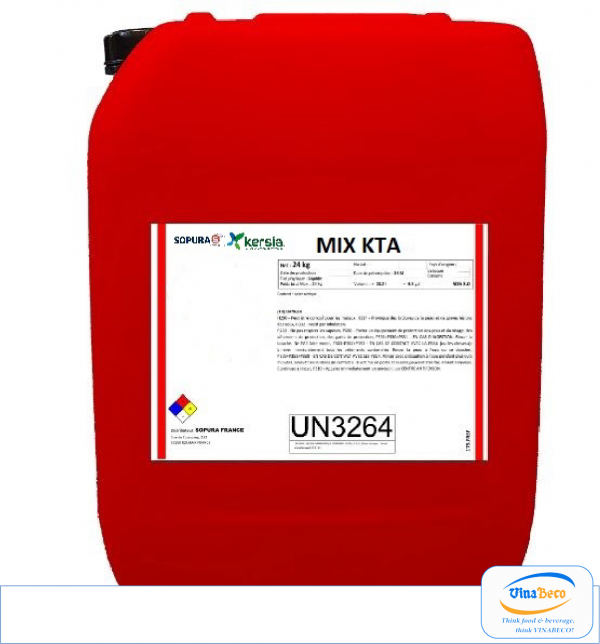 Mix KTA - Hóa chất máy rửa chai